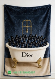 Dior Throw Blankets